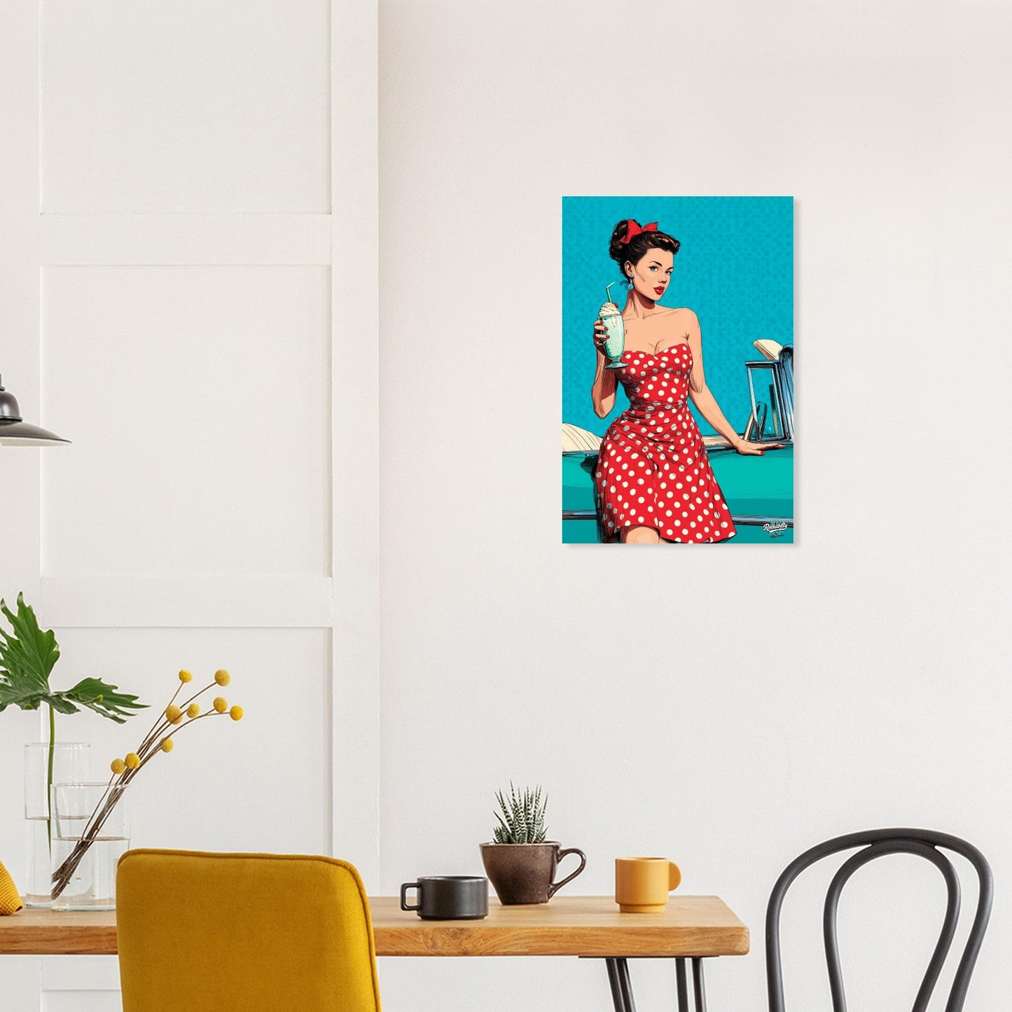 Rockabilly Poster - Vintage Wall Art - Design 12 of 20 - Sillystroke