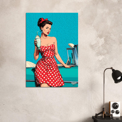 Rockabilly Poster - Vintage Wall Art - Design 12 of 20 - Sillystroke