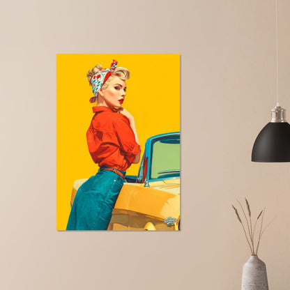 Rockabilly Poster - Vintage Wall Art - Design 13 of 20 - Sillystroke