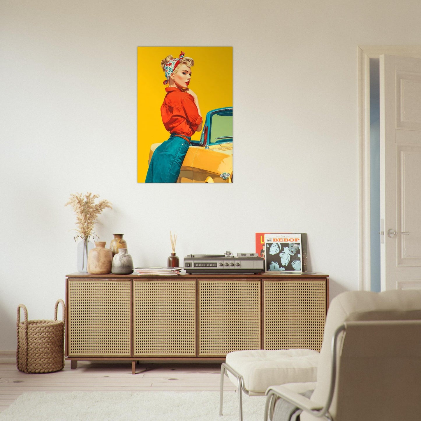 Rockabilly Poster - Vintage Wall Art - Design 13 of 20 - Sillystroke