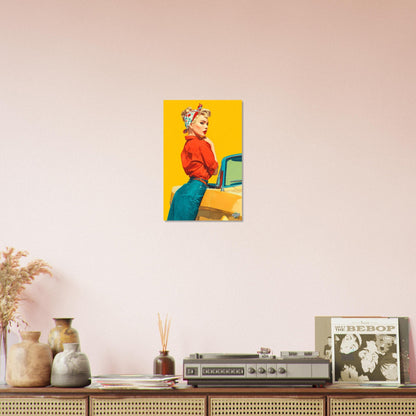 Rockabilly Poster - Vintage Wall Art - Design 13 of 20 - Sillystroke