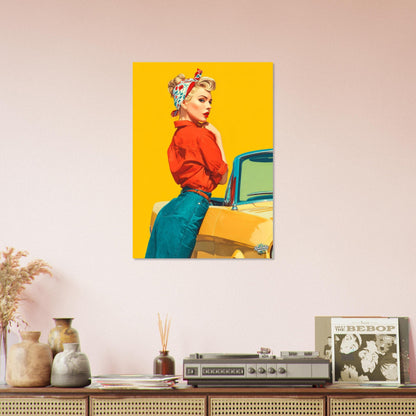 Rockabilly Poster - Vintage Wall Art - Design 13 of 20 - Sillystroke