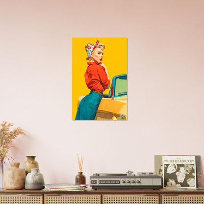 Rockabilly Poster - Vintage Wall Art - Design 13 of 20 - Sillystroke