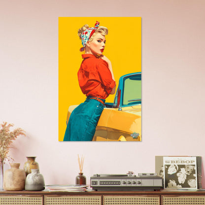 Rockabilly Poster - Vintage Wall Art - Design 13 of 20 - Sillystroke