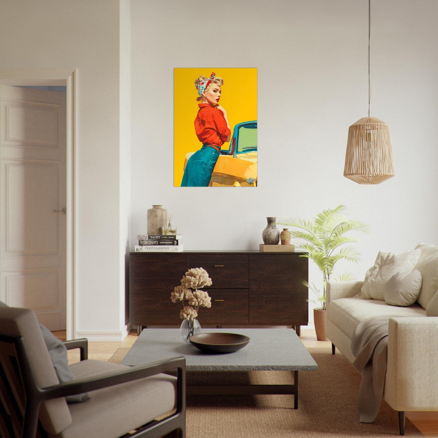 Rockabilly Poster - Vintage Wall Art - Design 13 of 20 - Sillystroke