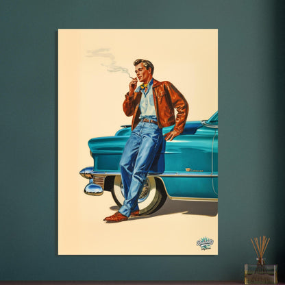 Rockabilly Poster - Vintage Wall Art - Design 14 of 20 - Sillystroke