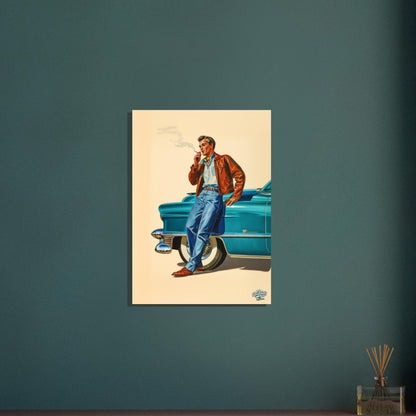 Rockabilly Poster - Vintage Wall Art - Design 14 of 20 - Sillystroke