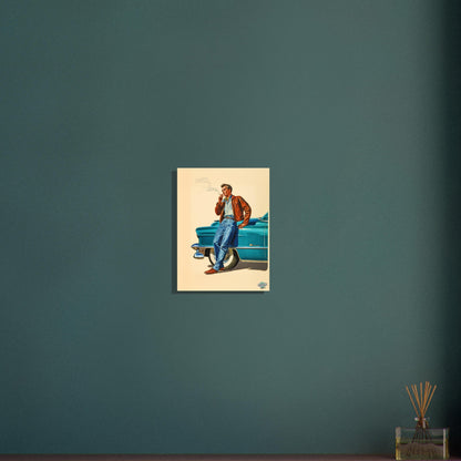 Rockabilly Poster - Vintage Wall Art - Design 14 of 20 - Sillystroke