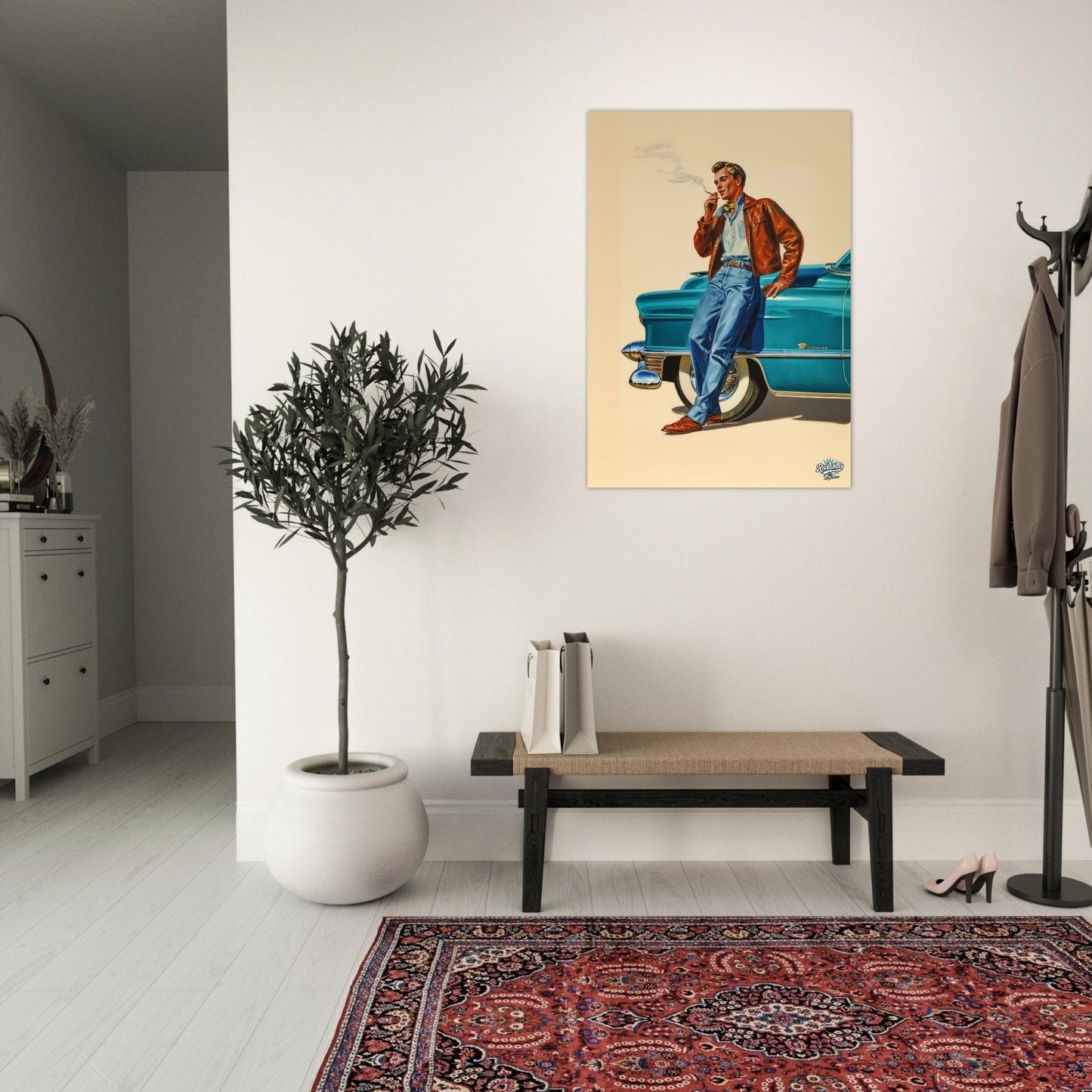 Rockabilly Poster - Vintage Wall Art - Design 14 of 20 - Sillystroke