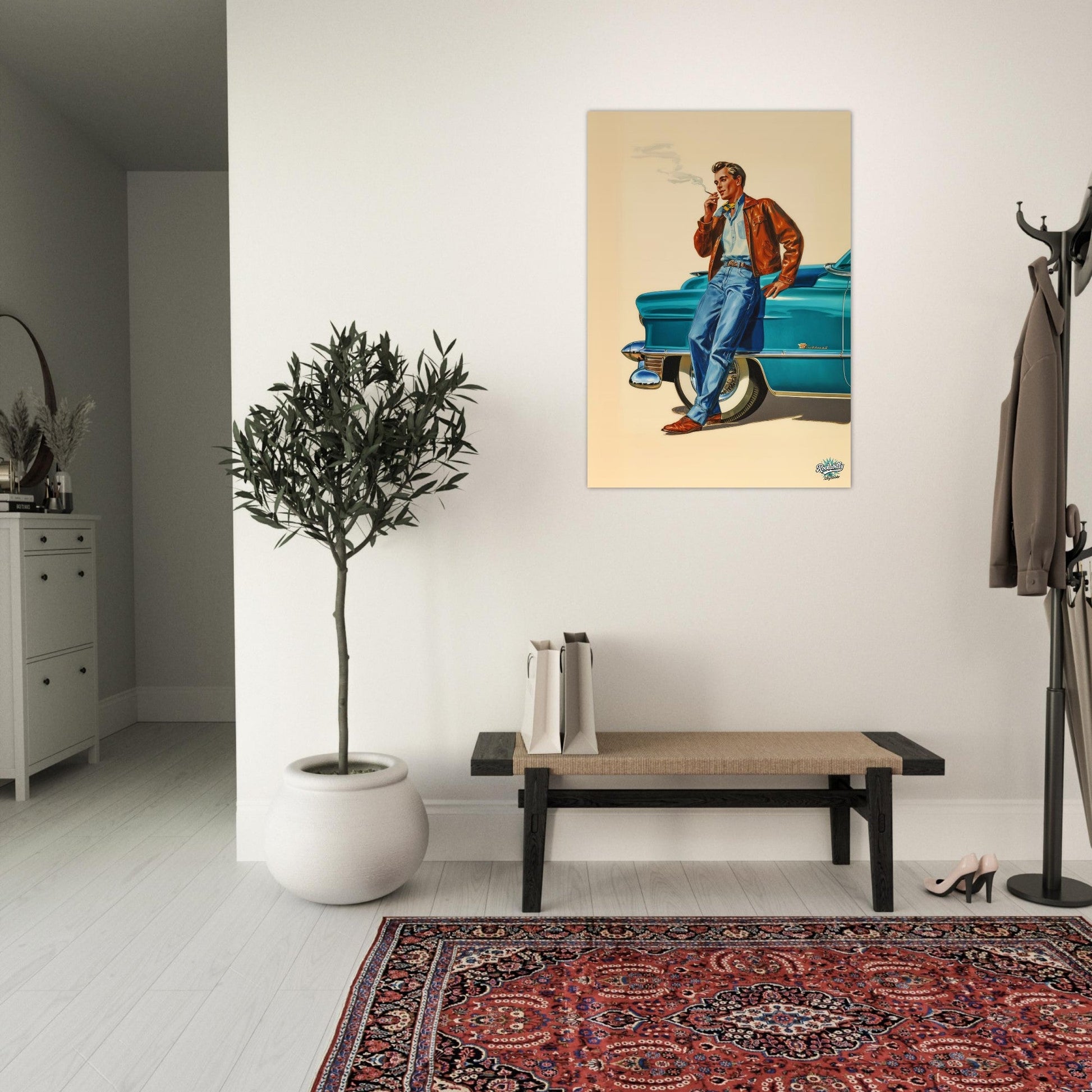 Rockabilly Poster - Vintage Wall Art - Design 14 of 20 - Sillystroke