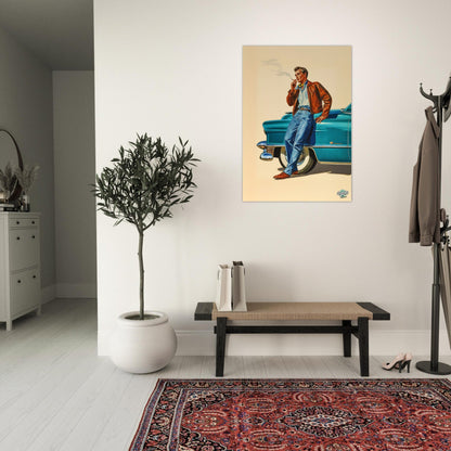 Rockabilly Poster - Vintage Wall Art - Design 14 of 20 - Sillystroke