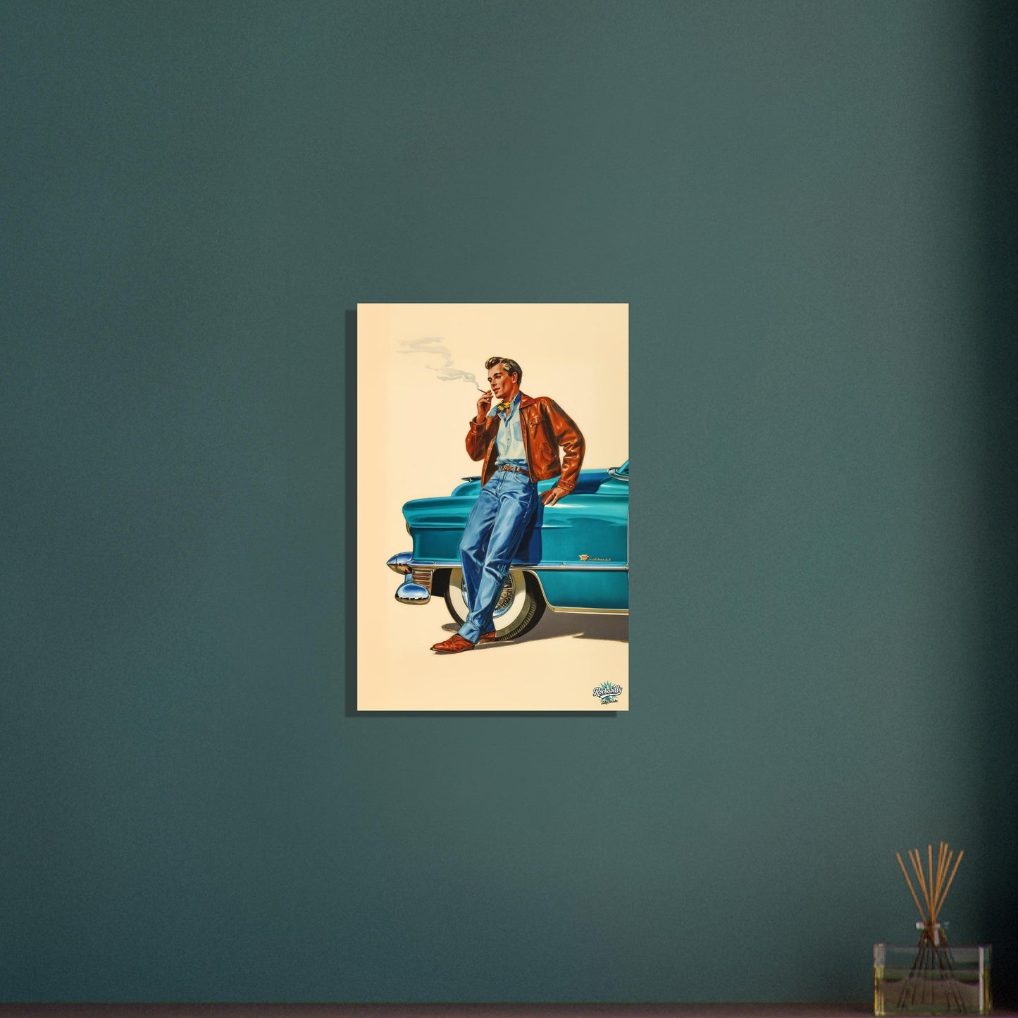 Rockabilly Poster - Vintage Wall Art - Design 14 of 20 - Sillystroke