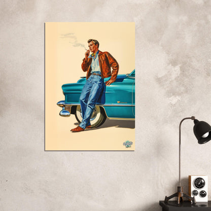 Rockabilly Poster - Vintage Wall Art - Design 14 of 20 - Sillystroke