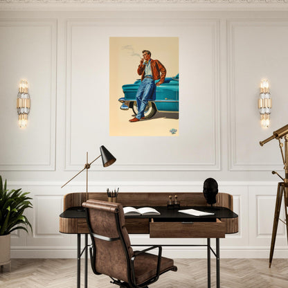 Rockabilly Poster - Vintage Wall Art - Design 14 of 20 - Sillystroke