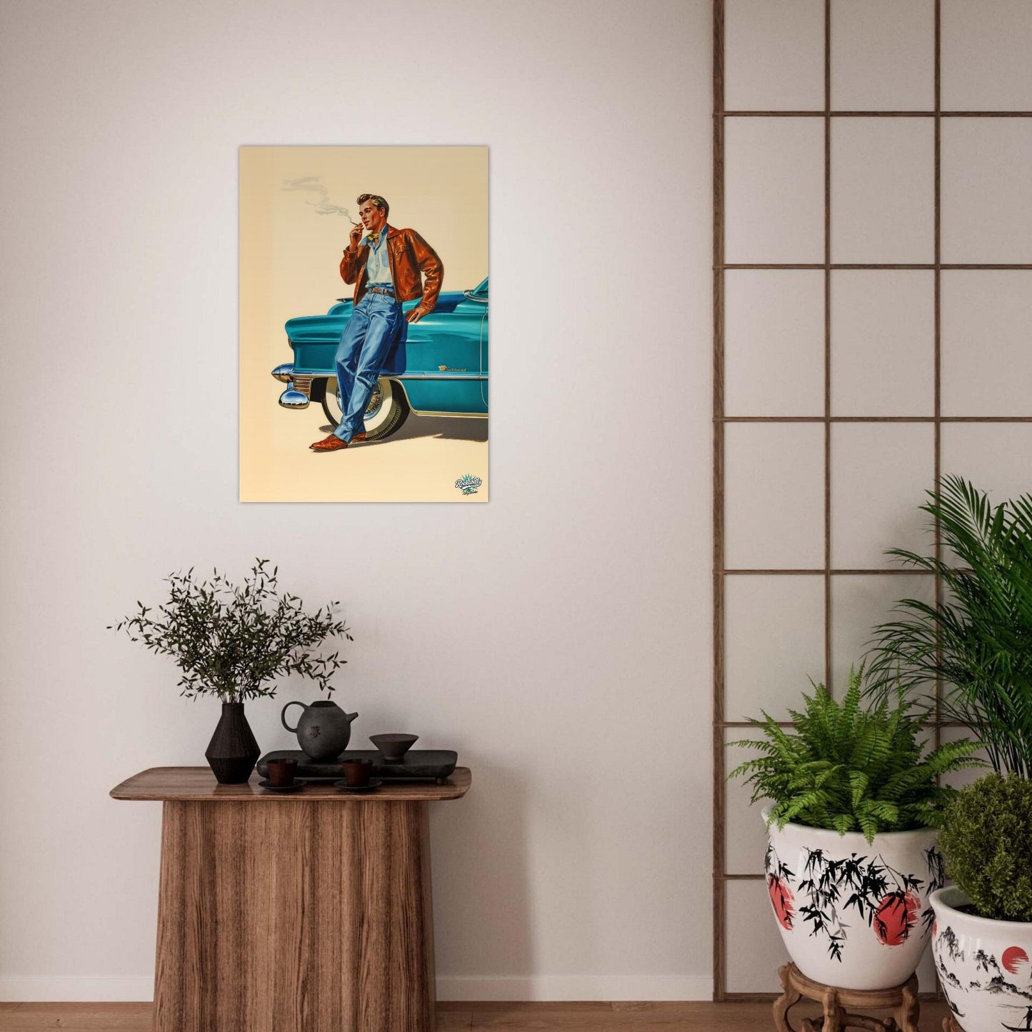 Rockabilly Poster - Vintage Wall Art - Design 14 of 20 - Sillystroke