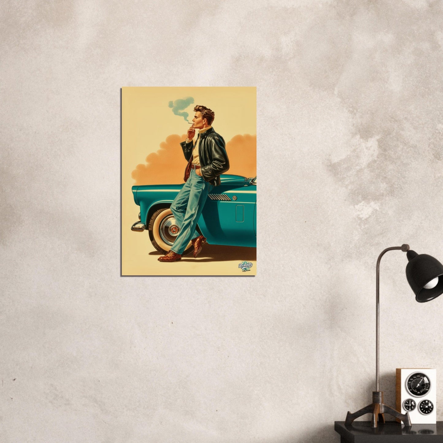 Rockabilly Poster - Vintage Wall Art - Design 15 of 20 - Sillystroke