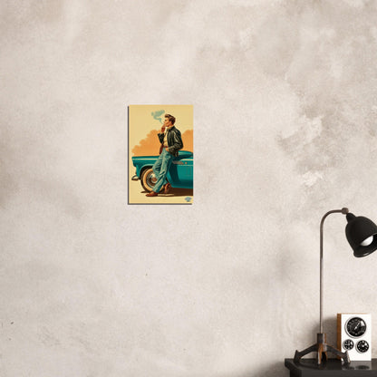 Rockabilly Poster - Vintage Wall Art - Design 15 of 20 - Sillystroke