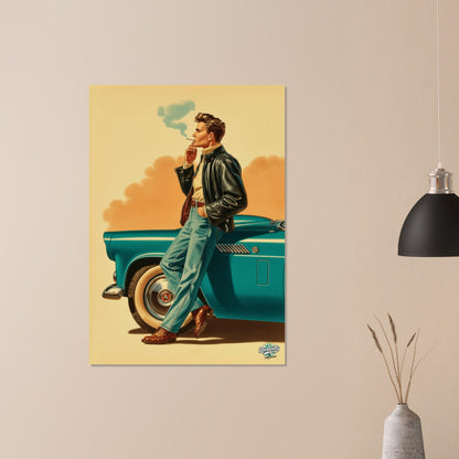Rockabilly Poster - Vintage Wall Art - Design 15 of 20 - Sillystroke
