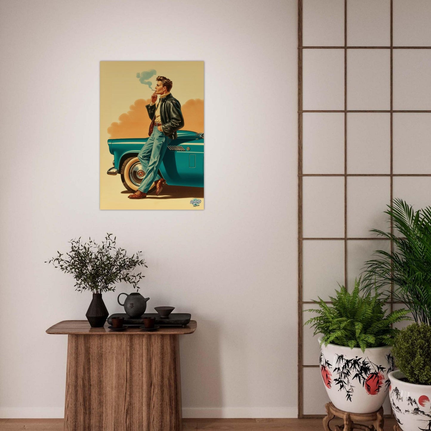 Rockabilly Poster - Vintage Wall Art - Design 15 of 20 - Sillystroke