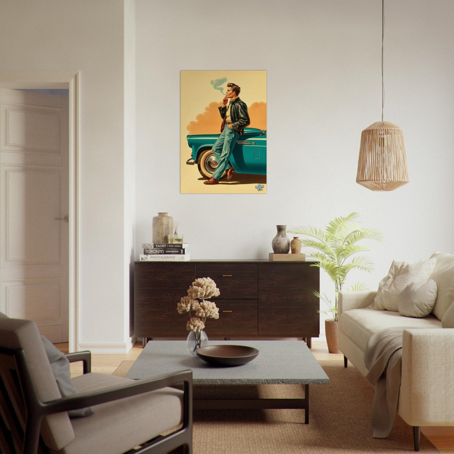 Rockabilly Poster - Vintage Wall Art - Design 15 of 20 - Sillystroke