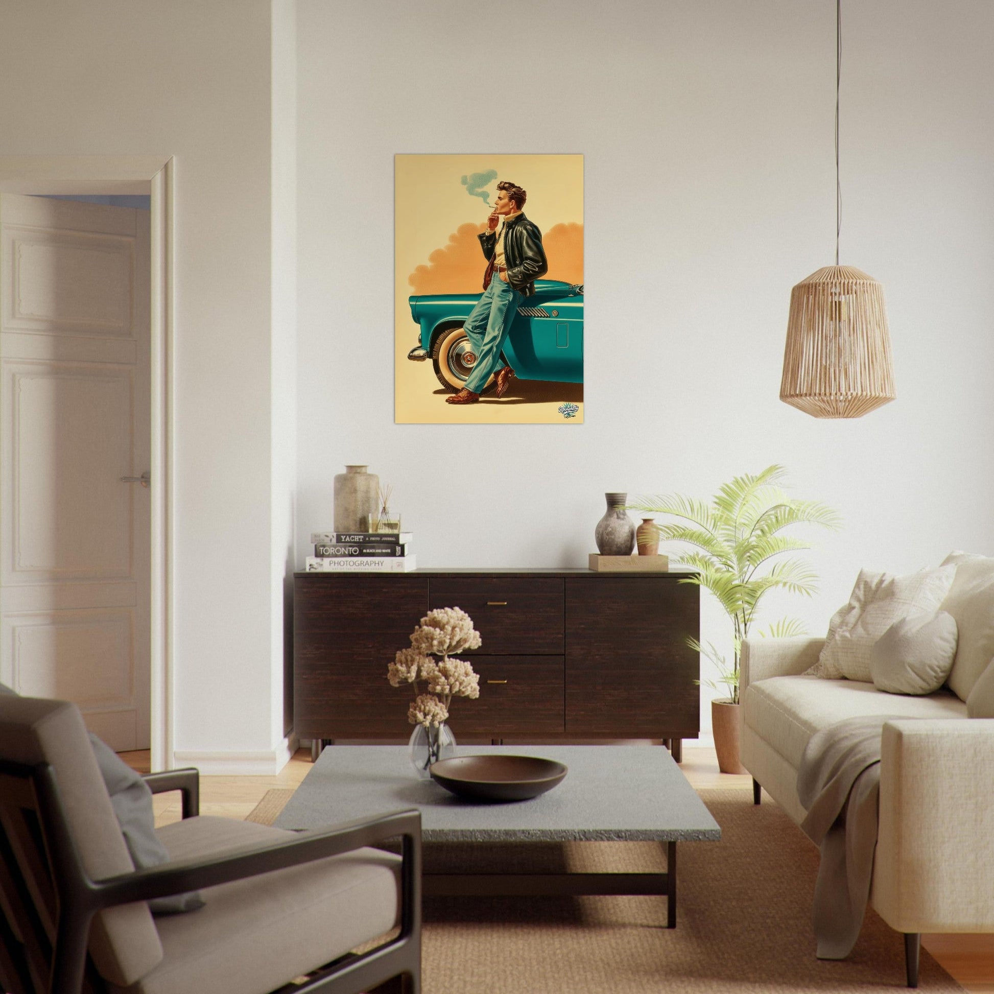 Rockabilly Poster - Vintage Wall Art - Design 15 of 20 - Sillystroke