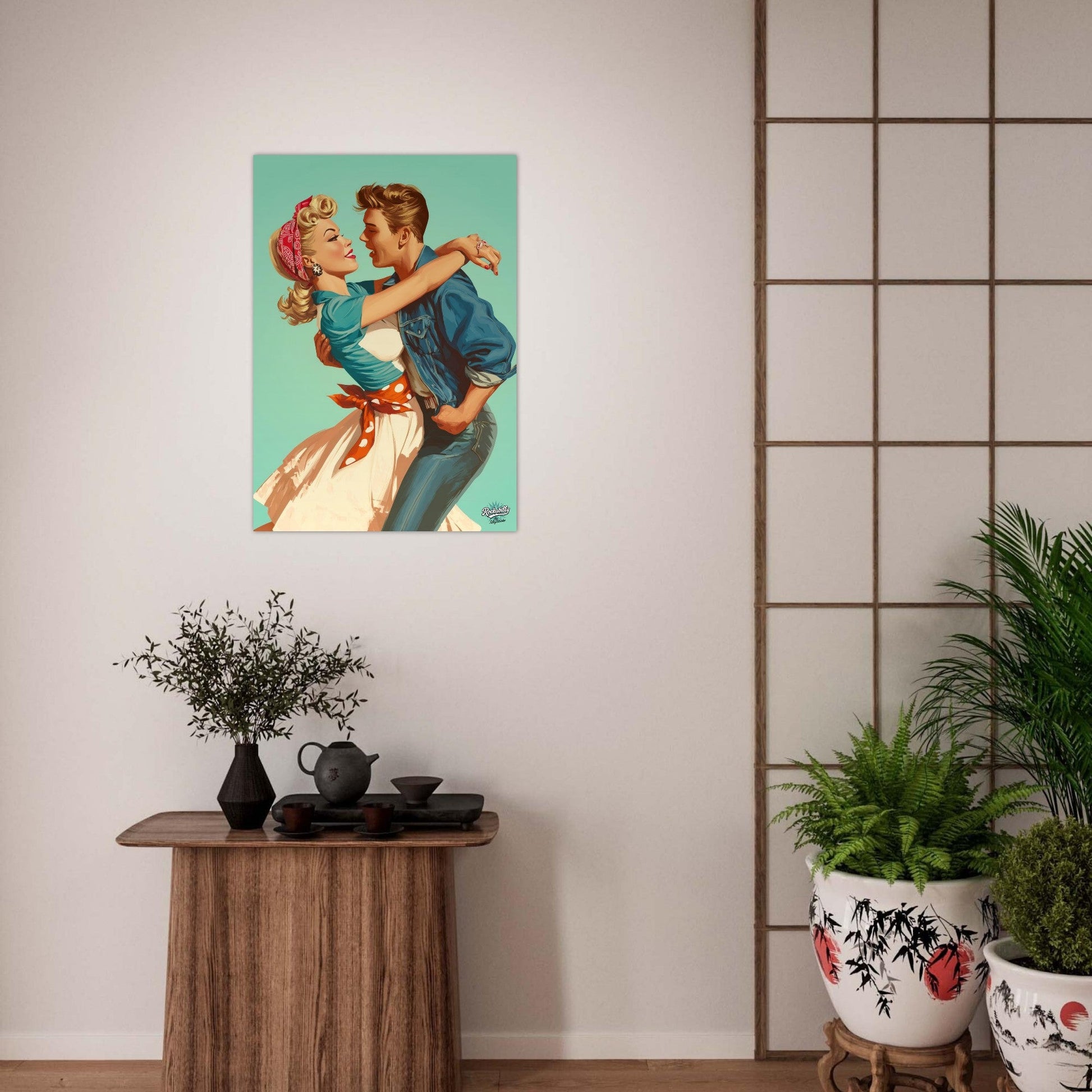 Rockabilly Poster - Vintage Wall Art - Design 16 of 20 - Sillystroke