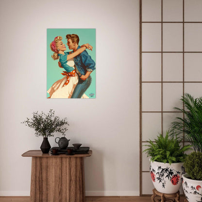 Rockabilly Poster - Vintage Wall Art - Design 16 of 20 - Sillystroke