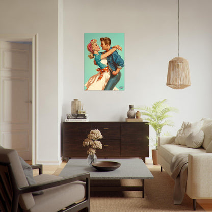 Rockabilly Poster - Vintage Wall Art - Design 16 of 20 - Sillystroke