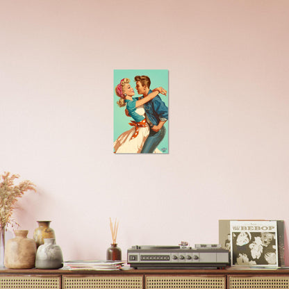 Rockabilly Poster - Vintage Wall Art - Design 16 of 20 - Sillystroke