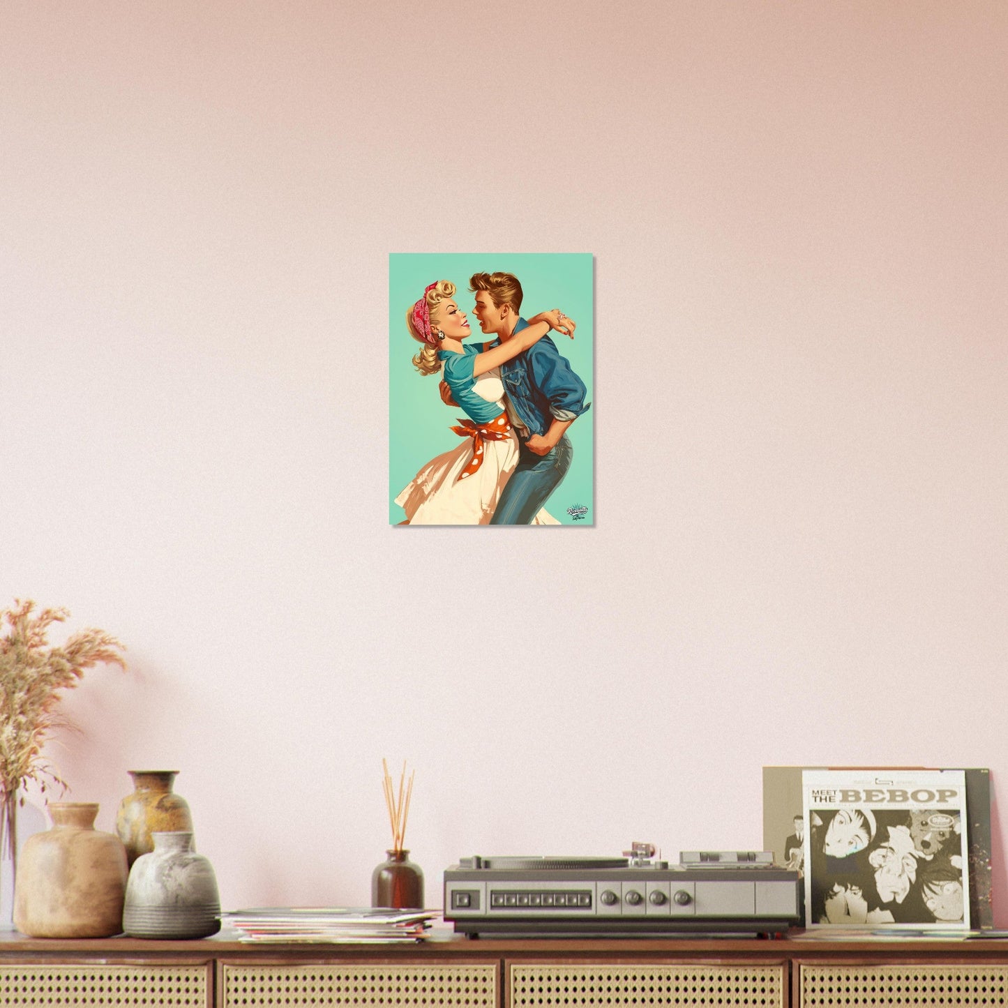 Rockabilly Poster - Vintage Wall Art - Design 16 of 20 - Sillystroke