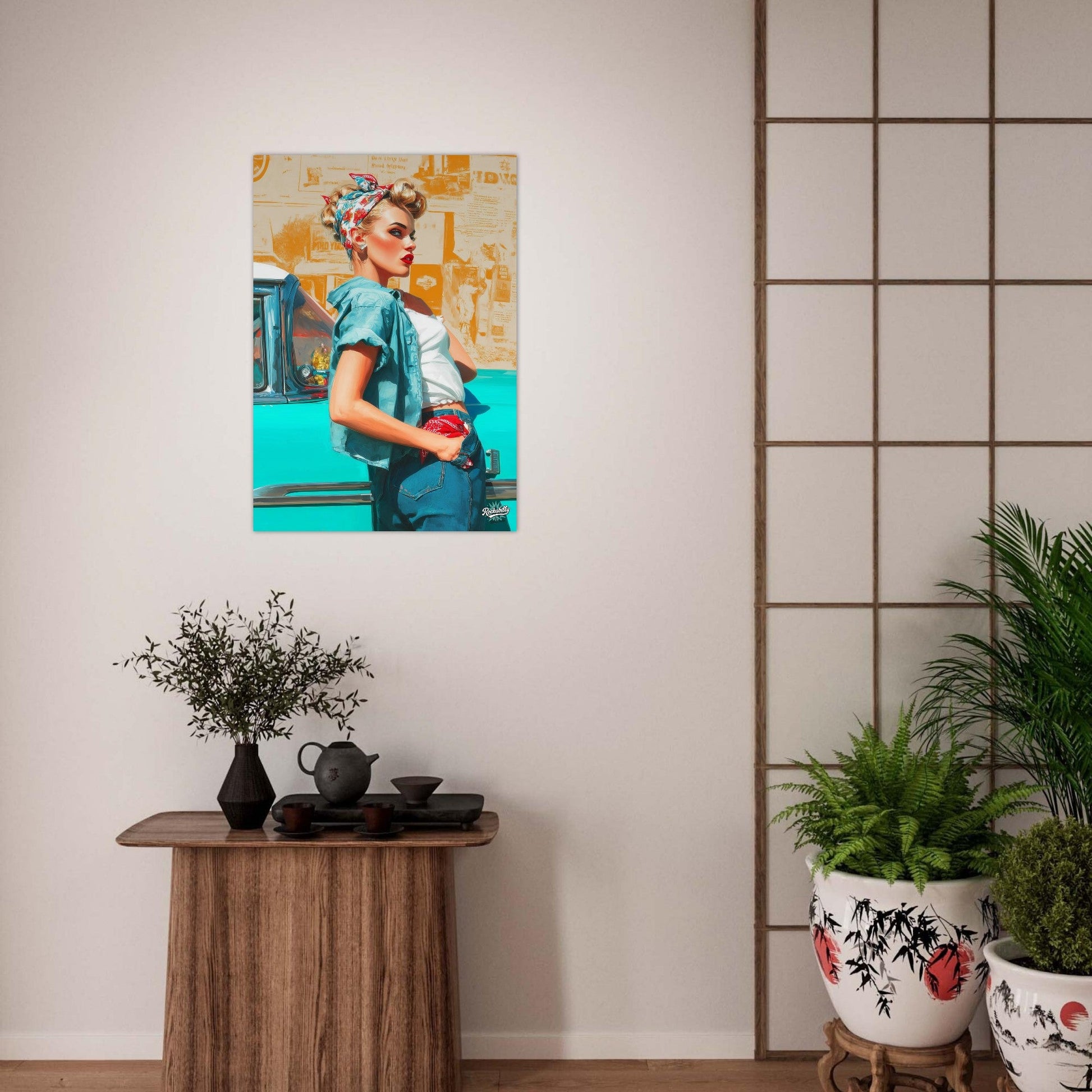 Rockabilly Poster - Vintage Wall Art - Design 2 of 20 - Sillystroke