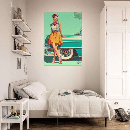 Rockabilly Poster - Vintage Wall Art - Design 3 of 20 - Sillystroke