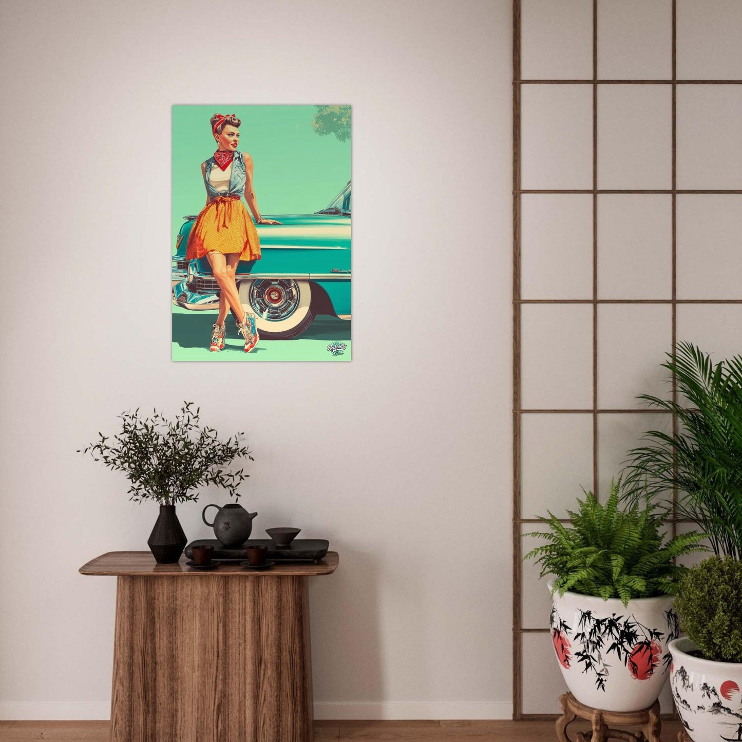 Rockabilly Poster - Vintage Wall Art - Design 3 of 20 - Sillystroke