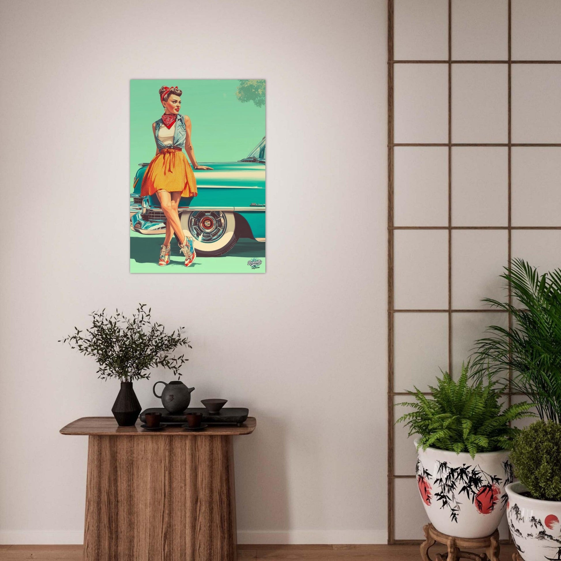 Rockabilly Poster - Vintage Wall Art - Design 3 of 20 - Sillystroke