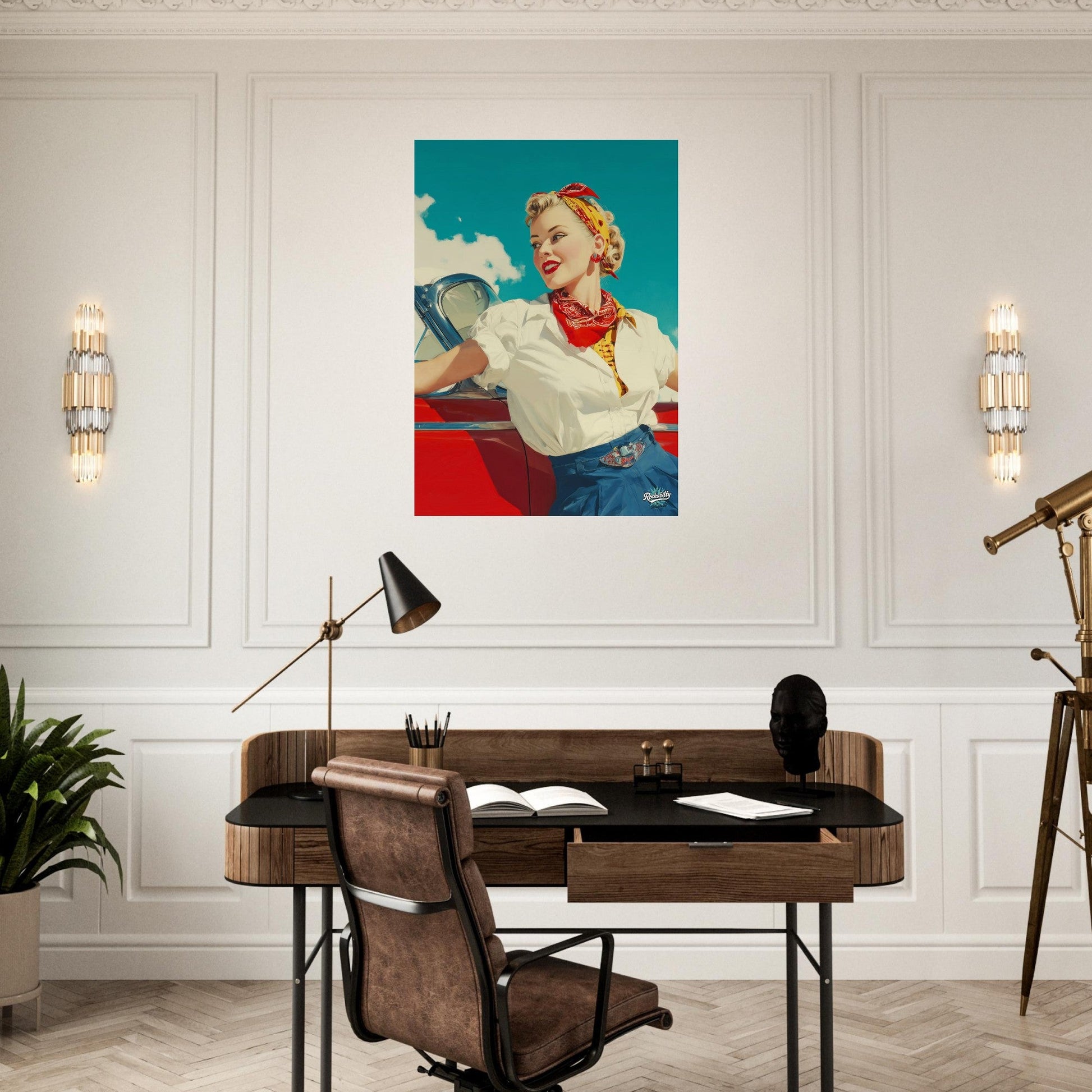 Rockabilly Poster - Vintage Wall Art - Design 4 of 20 - Sillystroke