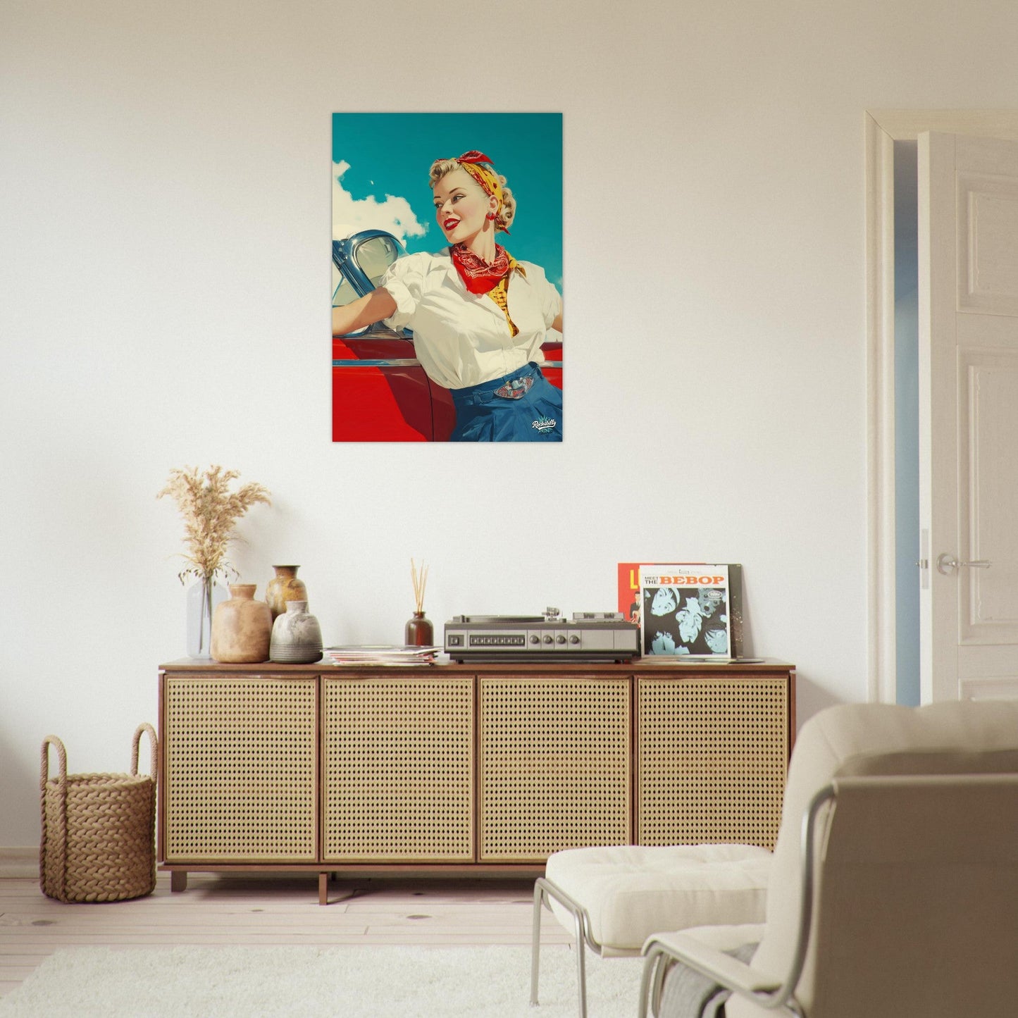 Rockabilly Poster - Vintage Wall Art - Design 4 of 20 - Sillystroke