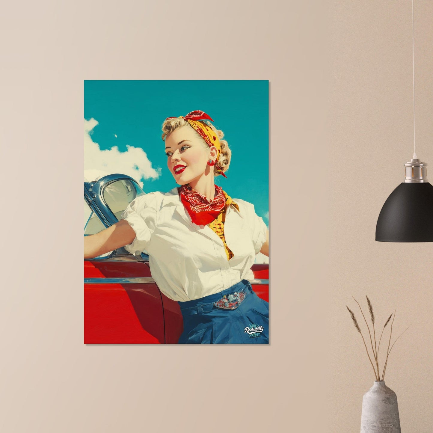 Rockabilly Poster - Vintage Wall Art - Design 4 of 20 - Sillystroke