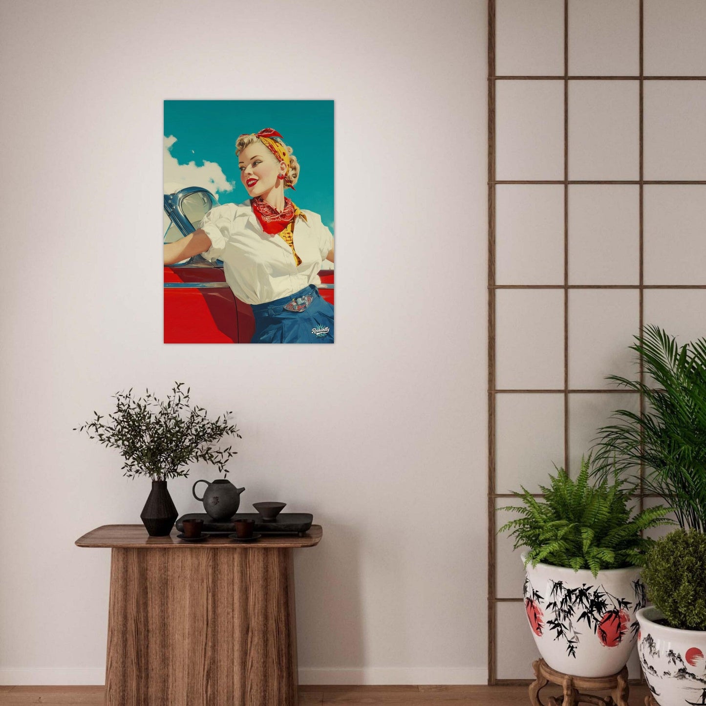 Rockabilly Poster - Vintage Wall Art - Design 4 of 20 - Sillystroke