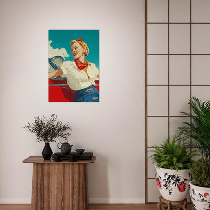 Rockabilly Poster - Vintage Wall Art - Design 4 of 20 - Sillystroke