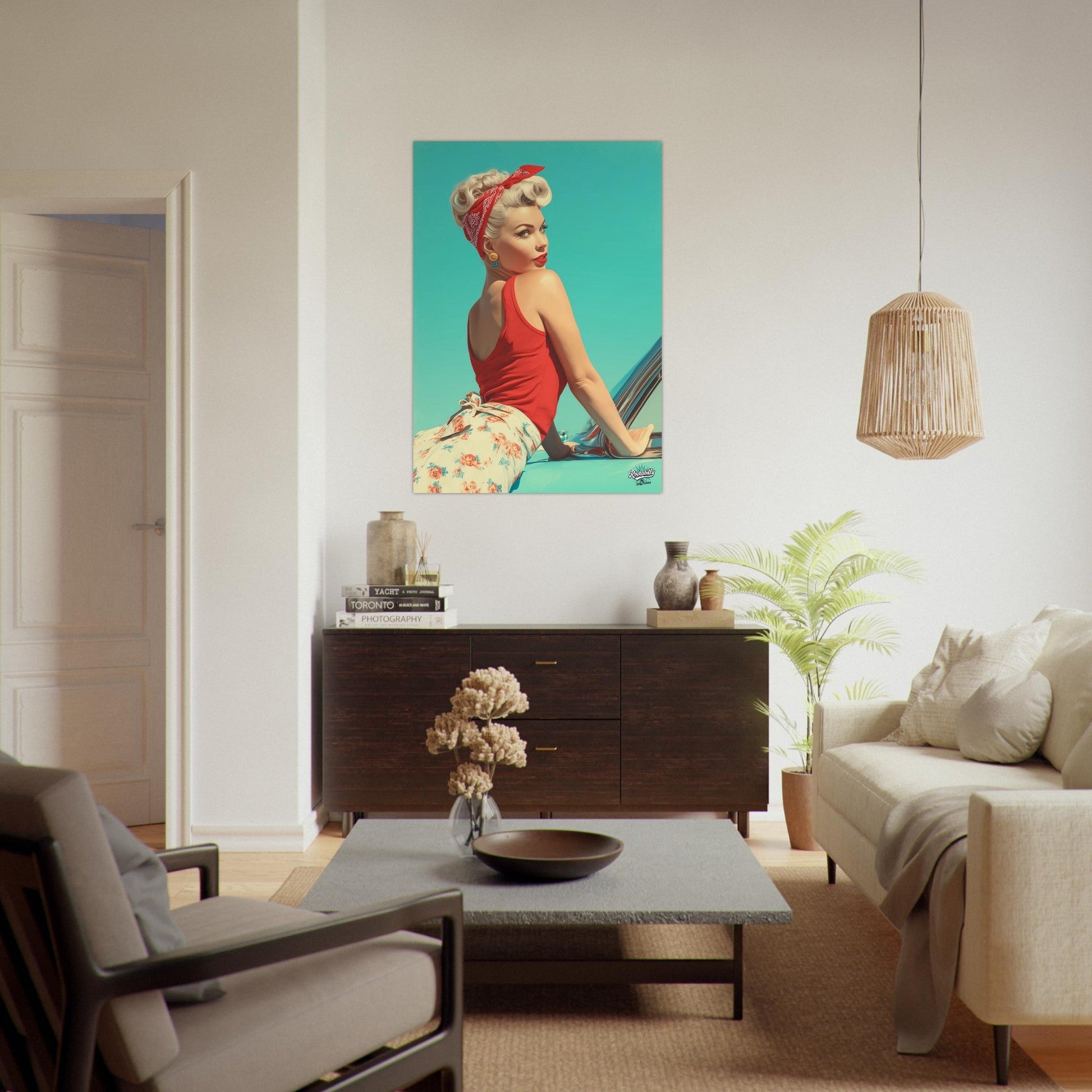 Rockabilly Poster - Vintage Wall Art - Design 5 of 20 - Sillystroke