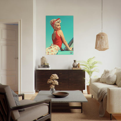 Rockabilly Poster - Vintage Wall Art - Design 5 of 20 - Sillystroke