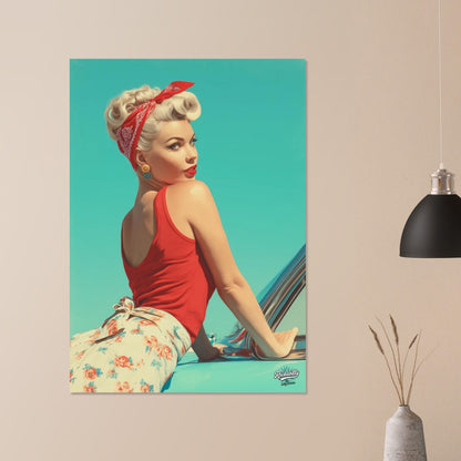 Rockabilly Poster - Vintage Wall Art - Design 5 of 20 - Sillystroke