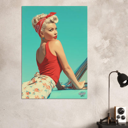 Rockabilly Poster - Vintage Wall Art - Design 5 of 20 - Sillystroke