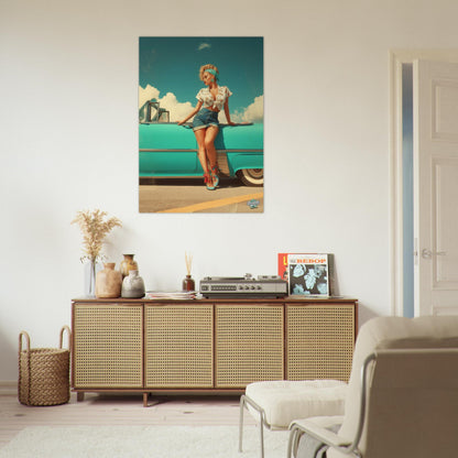 Rockabilly Poster - Vintage Wall Art - Design 7 of 20 - Sillystroke