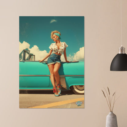 Rockabilly Poster - Vintage Wall Art - Design 7 of 20 - Sillystroke