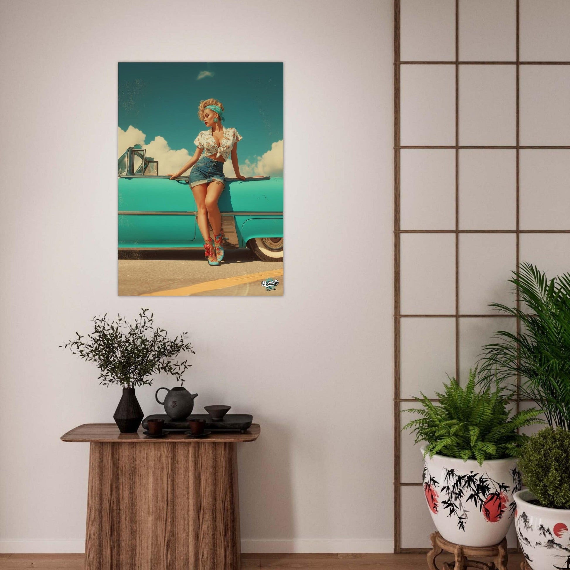 Rockabilly Poster - Vintage Wall Art - Design 7 of 20 - Sillystroke