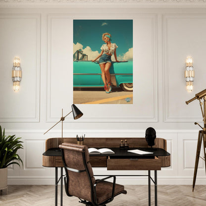 Rockabilly Poster - Vintage Wall Art - Design 7 of 20 - Sillystroke