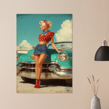 Rockabilly Poster - Vintage Wall Art - Design 8 of 20 - Sillystroke