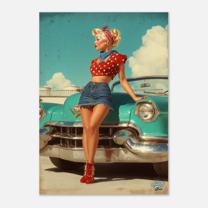 Rockabilly Poster - Vintage Wall Art - Design 8 of 20 - Sillystroke