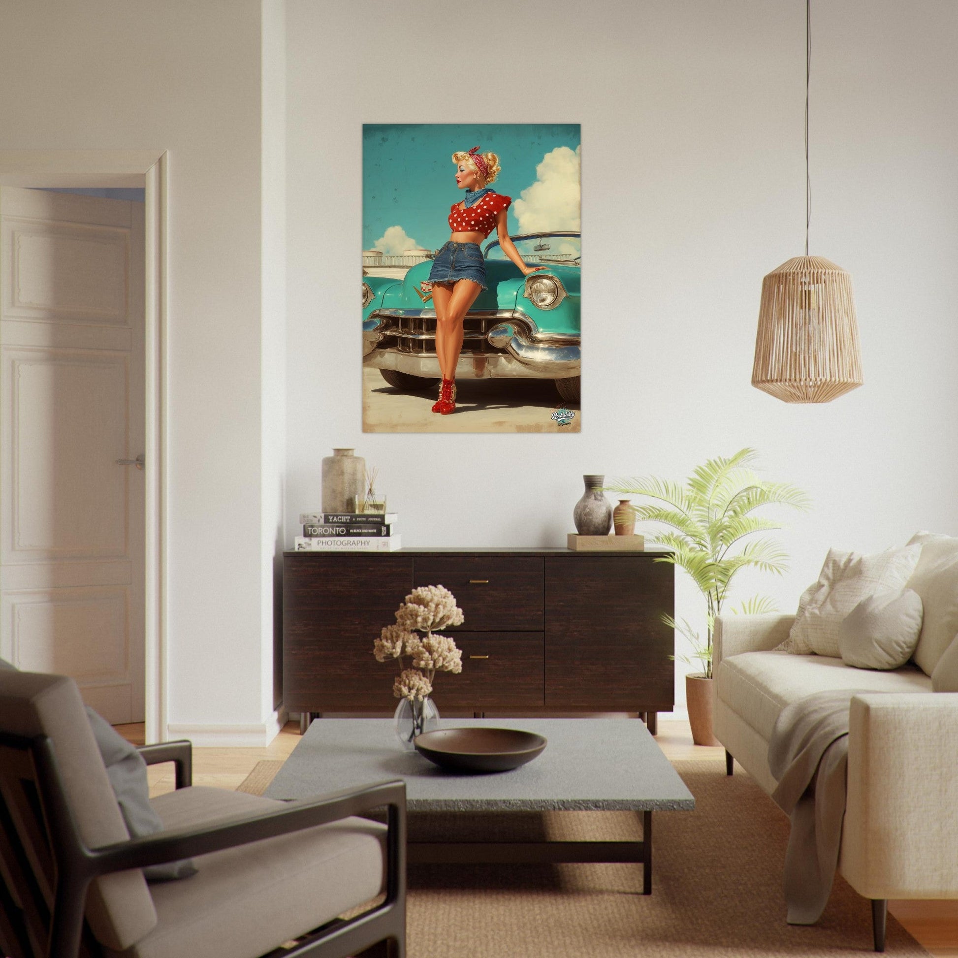 Rockabilly Poster - Vintage Wall Art - Design 8 of 20 - Sillystroke